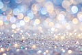 Subtle white sparkles in a soft-focus setting. Modern blurred bokeh background with soft details with bright and brilliant colors Royalty Free Stock Photo