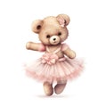 Dreamy ballerina teddy design Royalty Free Stock Photo