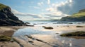 Dreamy Beachscape In The Hindu Yorkshire Dales