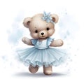 Dreamy bear tutu art Royalty Free Stock Photo