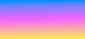 Dreamy blue-pink-yellow bright gradient vector background. Sunrise, sunset, sky, neon color. Minimum digital gradient Royalty Free Stock Photo