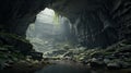 Dreamy Cave Waterfall In Unreal Engine: A Sublime Wilderness