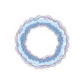 Dreamy Cloud Wreath: Whimsical Frame for Creative Designs Royalty Free Stock Photo
