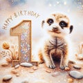 Dreamy Desert Meerkat 1st Birthday Celebration