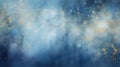 dreamy elegant blue and gold background