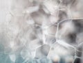 Dreamy hazy abstract background - soap suds macro Royalty Free Stock Photo