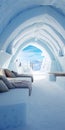 Dreamy Ice Hotel With Stunning Italian Landscapes And Mountainous Vistas Royalty Free Stock Photo