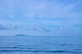 Dreamy island in Andaman ocean with exotic blue sky