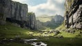 Dreamy Karst Landscape In The Hindu Yorkshire Dales