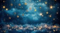 A dreamy night sky backdrop with sparkling stars, transforming the party into a celestial wonderland