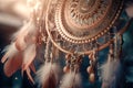 Dreamy Pastel Dream Catcher - Symbol of Peace and Harmony - Generative AI