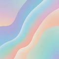 Dreamy Pastel Gradient Wavy Abstract Background Royalty Free Stock Photo