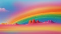 Dreamy Rainbow Colors: Perfect Backgrounds for PowerPoint and Zoom