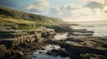 Dreamy Rocky Shore In Western Ireland: Unreal Engine 5 Renderings