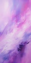 Dreamy And Romantic Purple Abstract Painting With Blink-and-you-miss-it Detail Royalty Free Stock Photo