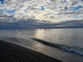 Dreamy Skies at Sunset Beach Royalty Free Stock Photo