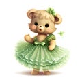 Dreamy teddy tutu fantasy Royalty Free Stock Photo