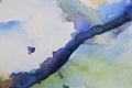 Abstract watercolor backround on paper Royalty Free Stock Photo