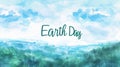 Dreamy Watercolor Vistas for Earth Day, Symbolizing Hope and Natural Beauty
