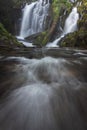 Dreamy watyerfall in the Oregon Cascades Royalty Free Stock Photo