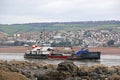 Dredger working on the River Teign, Teignmouth