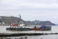 Dredger working on the River Teign, Teignmouth