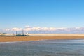 Channel Dredging Barge on the central coast of New South Wales