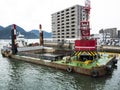 Dredging in Hiroshima Bay