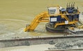 Dredging in the Panama Canal Royalty Free Stock Photo