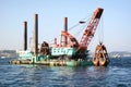 Dredging Platform Royalty Free Stock Photo