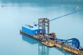 Dredging Platform in Taoyuan, Taiwan Royalty Free Stock Photo