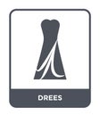 drees icon in trendy design style. drees icon isolated on white background. drees vector icon simple and modern flat symbol for