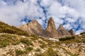 Drei Zinnen or Tre Cime di Lavaredo - Dolomites Italian Alps Royalty Free Stock Photo