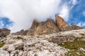 Drei Zinnen or Tre Cime di Lavaredo - Sesto Dolomites Italian Alps Royalty Free Stock Photo