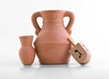 Dreidel and Oil Jug Royalty Free Stock Photo