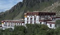 Drepung is the largest of all Tibetan monasteries and is located on the Gambo Utse mountain, at the foot of Mount Gephel