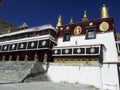 Spectacle Drepung Monastery at 3160 meters above sea level Royalty Free Stock Photo