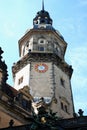 Dresden and amasing Hausmannsturm - Germany Royalty Free Stock Photo