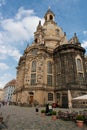 Dresden baroque Cathedral Royalty Free Stock Photo