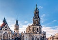 Dresden cathedral and Hausmann tower