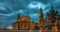 Dresden Castle. Evening, Dresden, Saxony, Germany Royalty Free Stock Photo