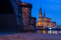 Dresden Cathedral / Catholic Court Chapel Royalty Free Stock Photo