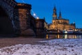 Dresden Cathedral / Catholic Court Chapel Royalty Free Stock Photo