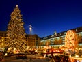 Dresden christmas market Royalty Free Stock Photo