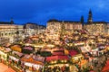 Dresden Christmas market, view from above, Germany, Europe. Christmas markets is traditional European Winter Vacations.