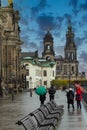 Dresden city. Saxony. Germany. Old town Royalty Free Stock Photo