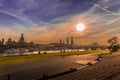 Dresden in the evening Royalty Free Stock Photo