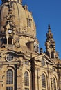 Dresden - Frauenkirche in detail Royalty Free Stock Photo