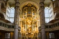 Dresden Frauenkirche Interior Architecture Ornate Decoration Rel
