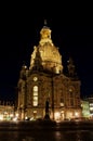 Dresden - Frauenkirche at night Royalty Free Stock Photo